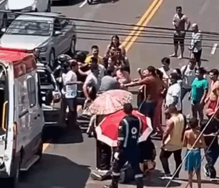 Gravação captura briga após acidente de trânsito no Acre interiorano